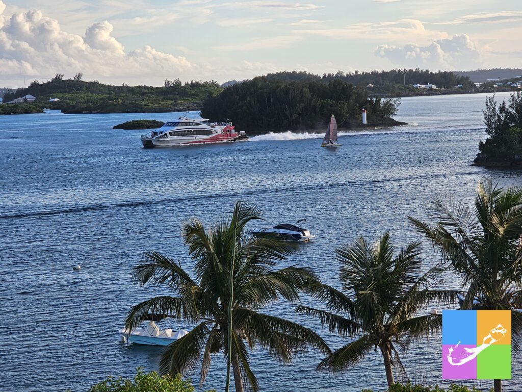 Take the ferry to get to Hamilton